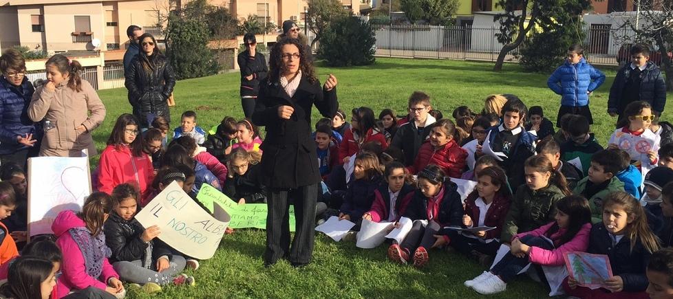 Alberi e speranza, i bambini a Balai 