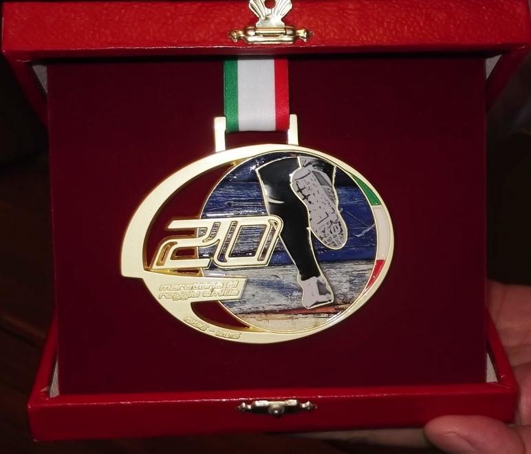 Baldini al compleanno della maratona di Reggio 