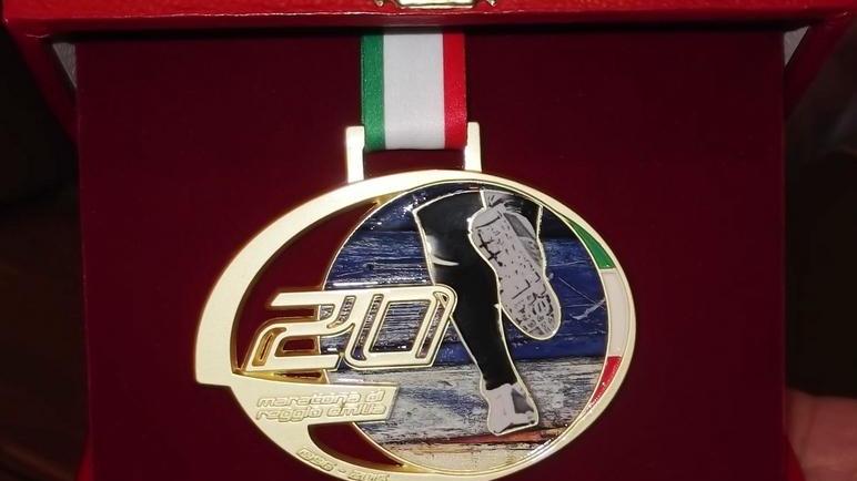 Baldini al compleanno della maratona di Reggio