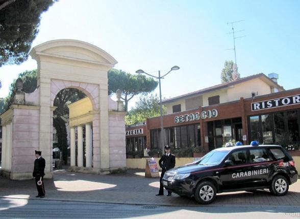 I carabinieri a Lido Estensi