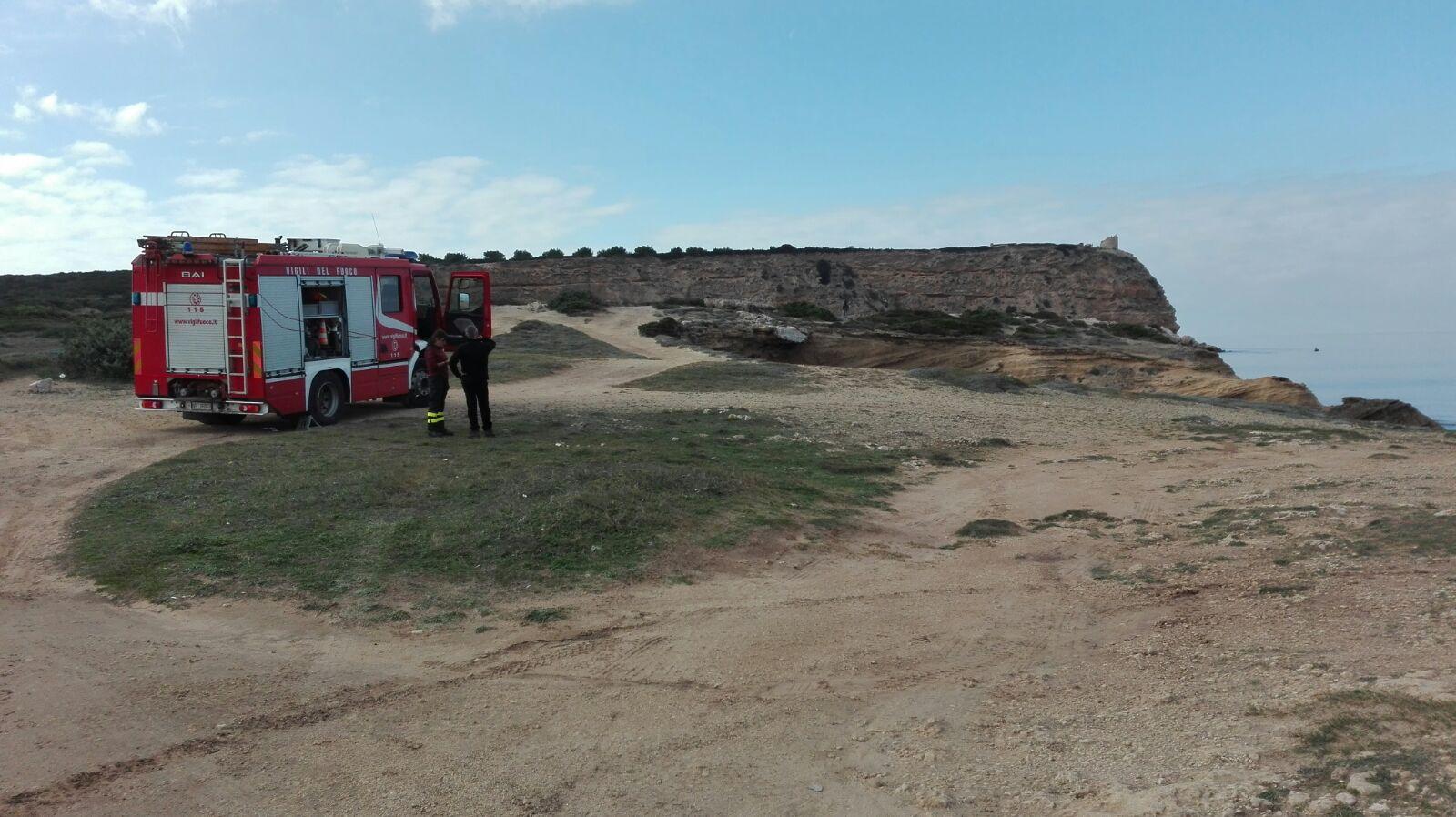 La zona della tragedia