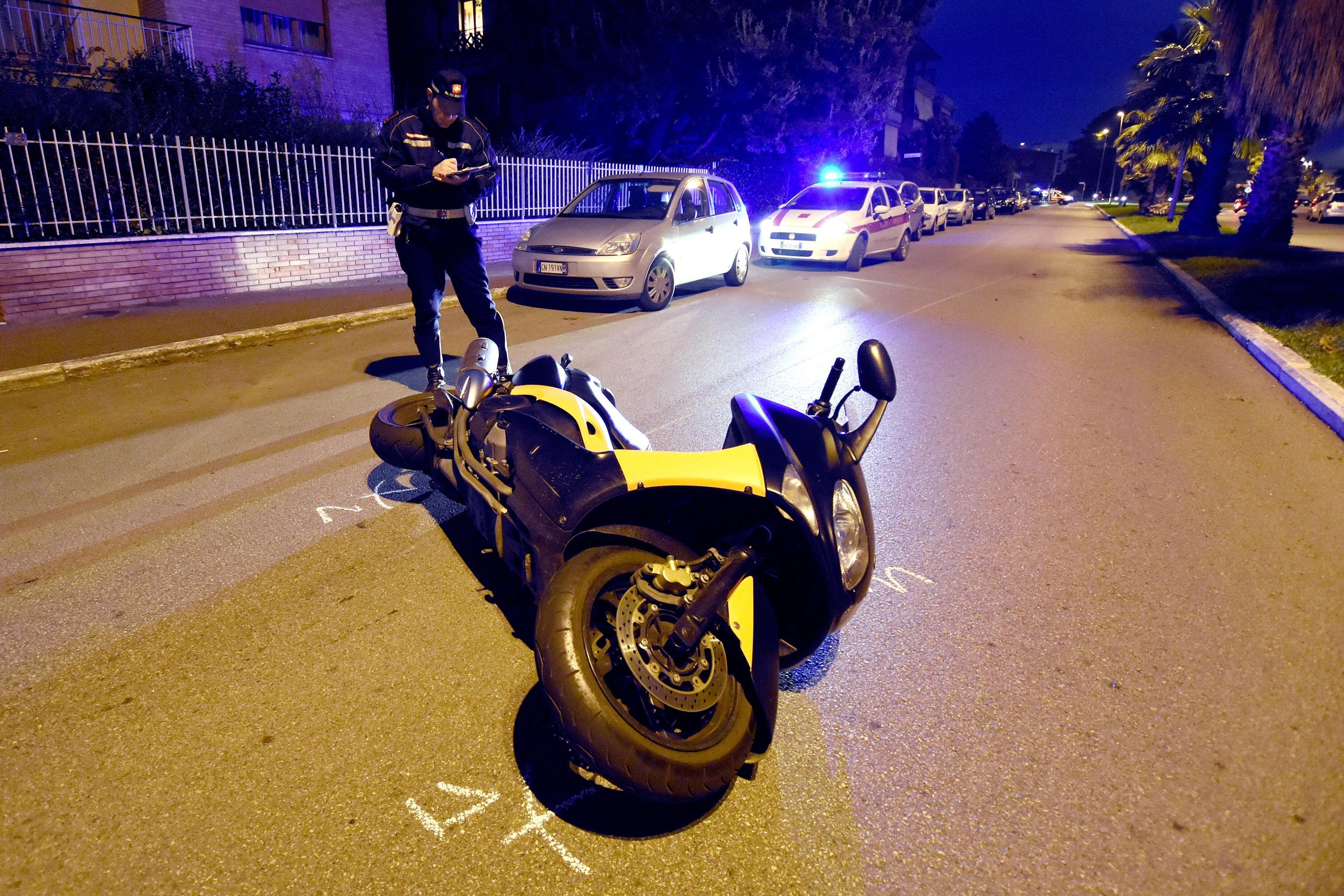 Un'immagine dell'incidente (foto Bf)