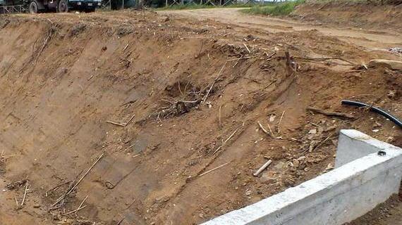 Lavori sul rio Salivoli e al cimitero