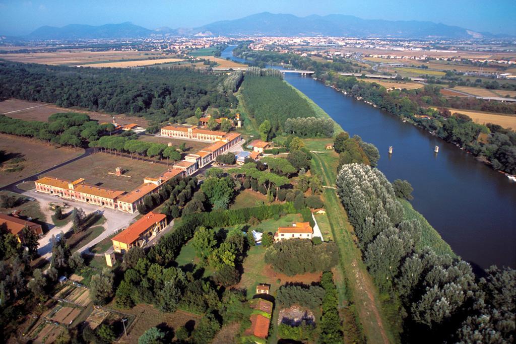 Una panoramica dall'alto di una delle tenute