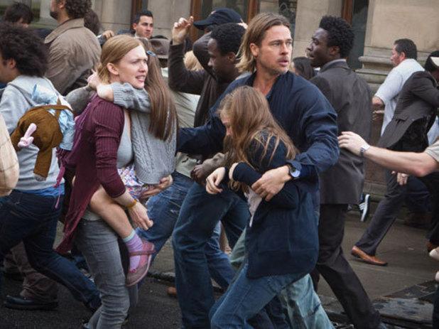 Brad Pitt in una scena di un film 