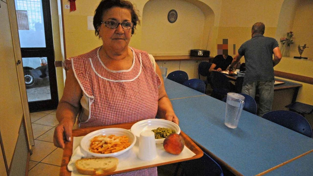 La mensa della Caritas (foto d'archivio)