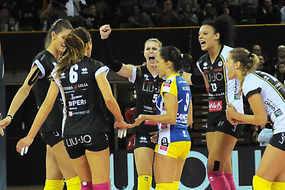 Liu Jo sconfitta (1-3) da Conegliano al PalaPanini 
