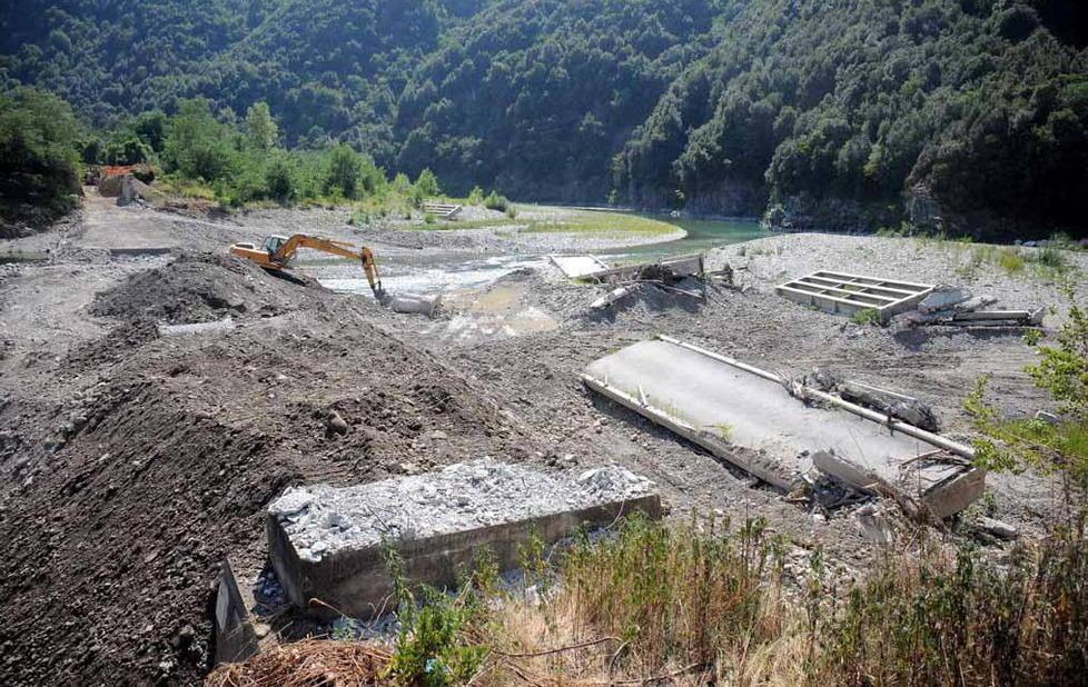 Stadano, sono ripresi i lavori al ponte 