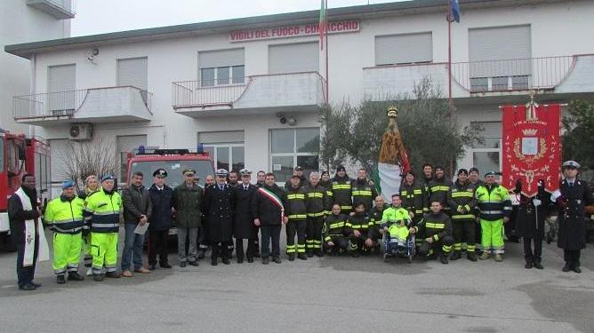 Benedizione ai mezzi dei vigili