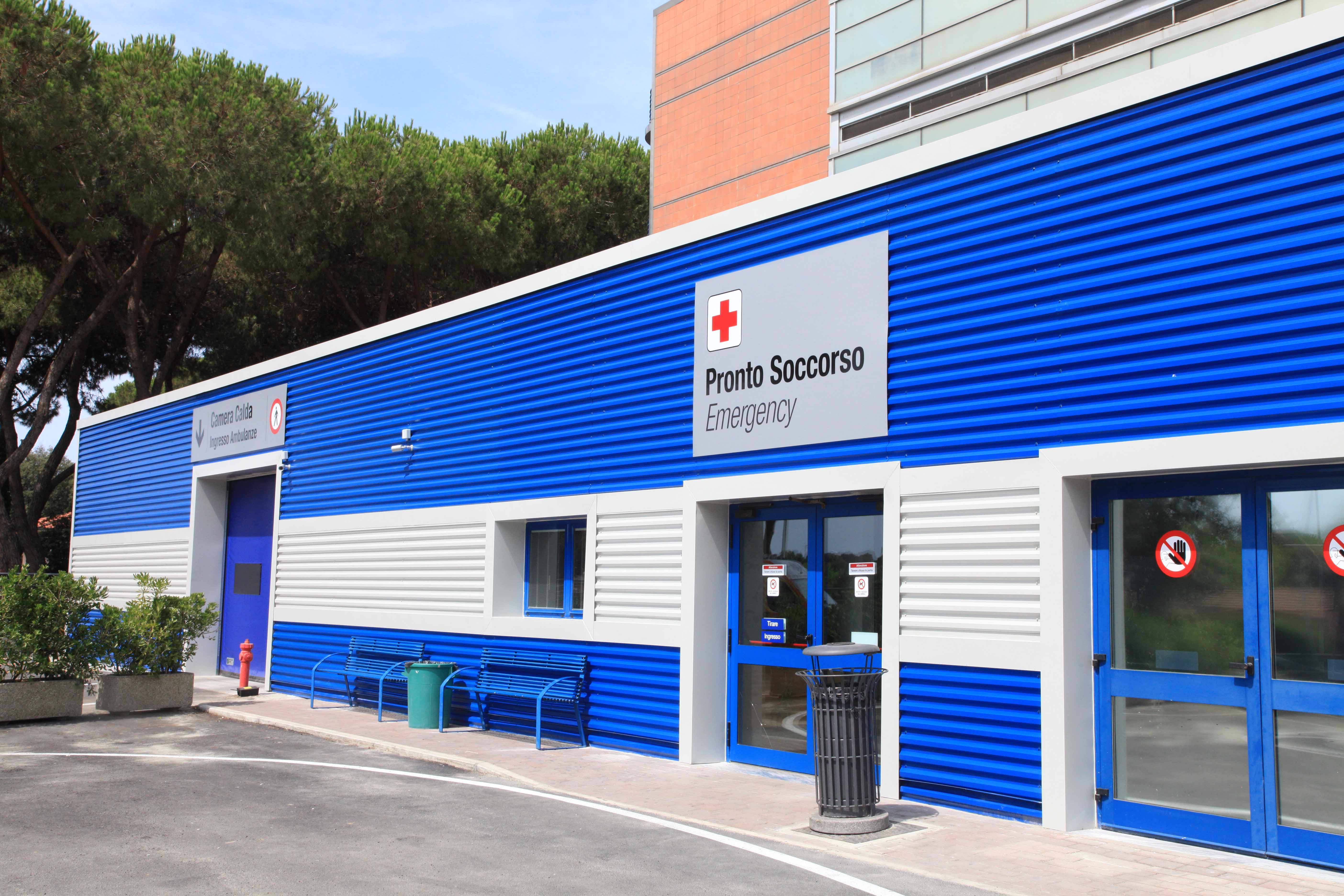 Il pronto soccorso dell'ospedale Versilia