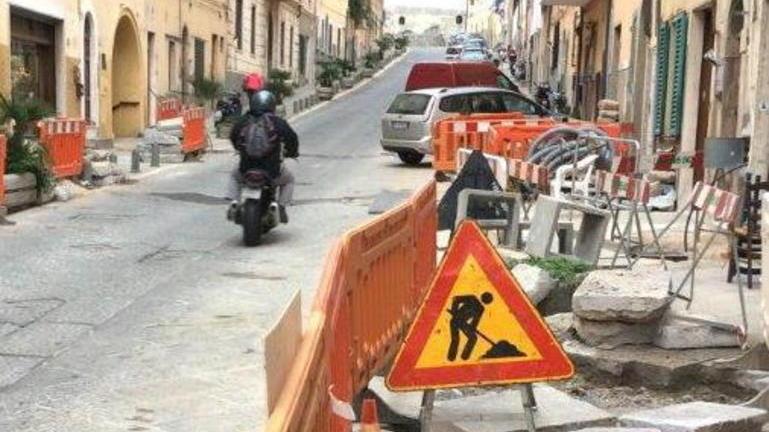 Cantieri aperti da un mese Proteste in via Guerrazzi
