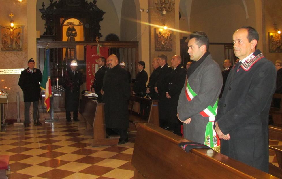 L’omaggio alla patrona dell’Arma