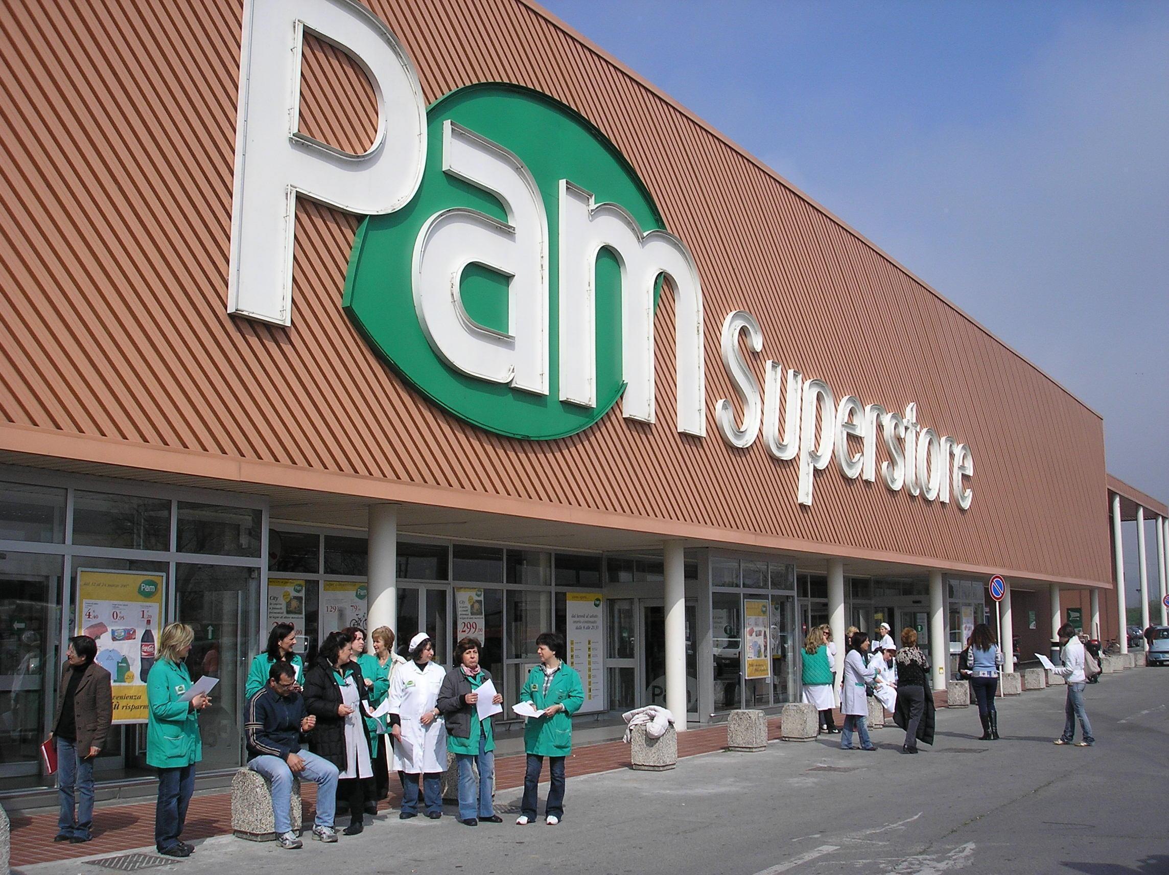 Il supermercato Pam di via Targetti