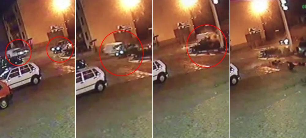 I fotogrammi dell'incidente mortale