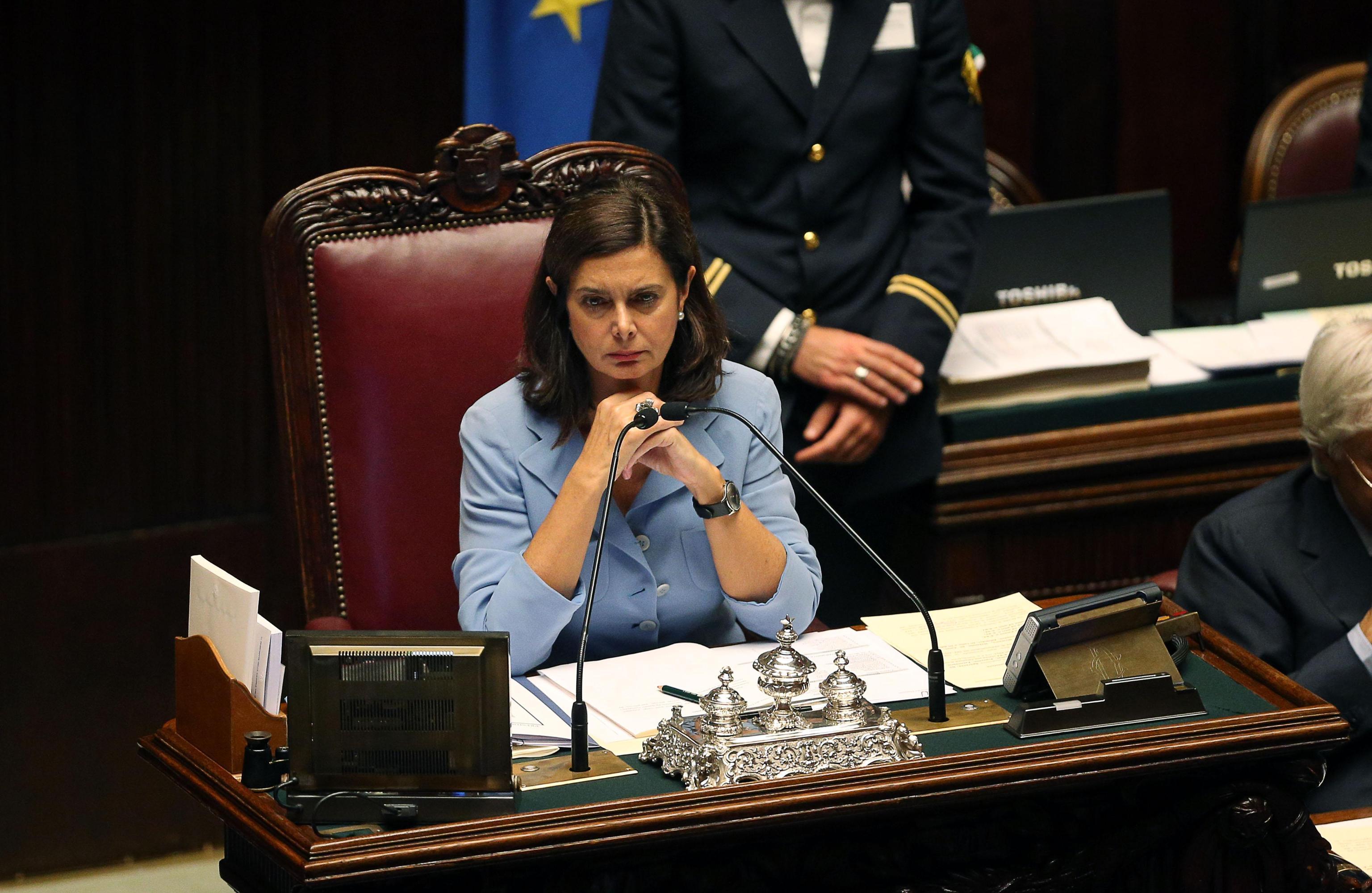 La presidente della Camera dei Deputati Laura Boldrini