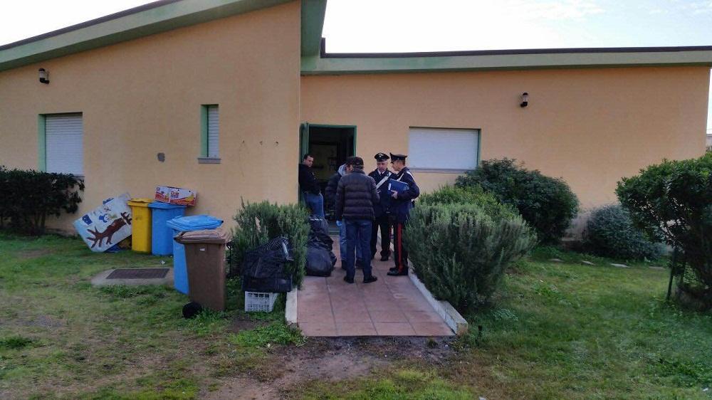 L'ingresso posteriore dell'asilo nido di via Botticelli