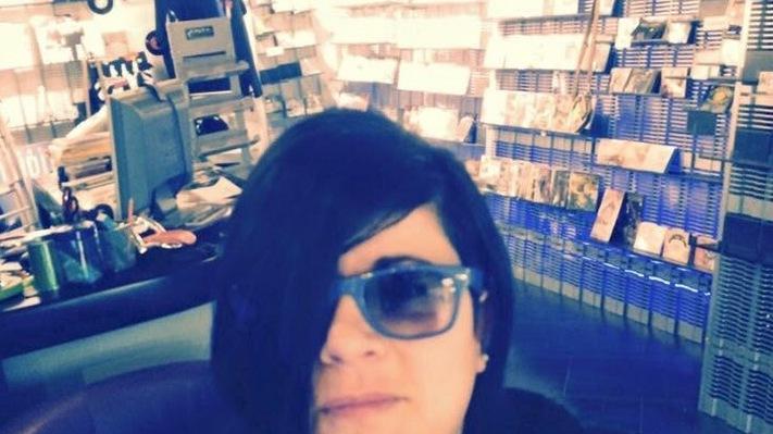 Cristiana Tozzi nel suo negozio Rolling Store