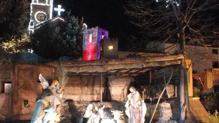 Il presepe in piazza del Popolo