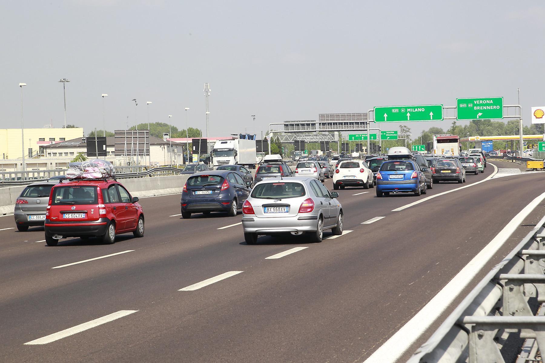 La A1 nel tratto modenese