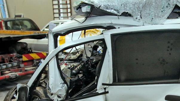 Guardia giurata di Cavezzo muore contro camion in sosta