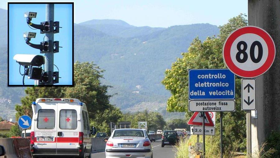Fucilate al nuovo autovelox installato sulla superstrada