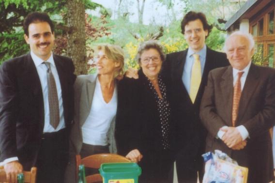 Una foto di famiglia dei Marcucci: Guelfo è il primo a destra