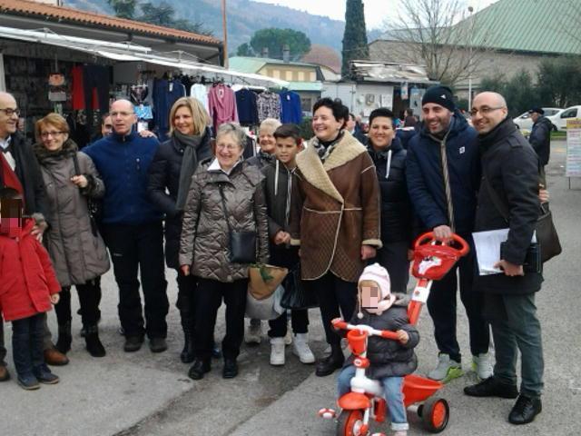 L'assessore Daniela Toccafondi ha inaugurato il mercato de La Querce