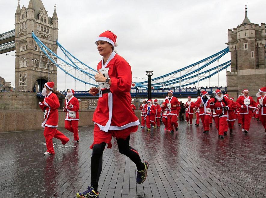 I Babbi Natale alla Maratona del 20 