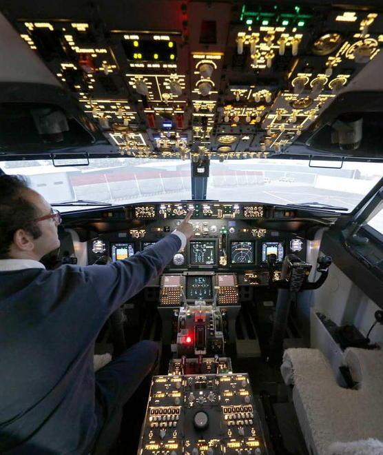 Un simulatore di volo per aspiranti piloti 