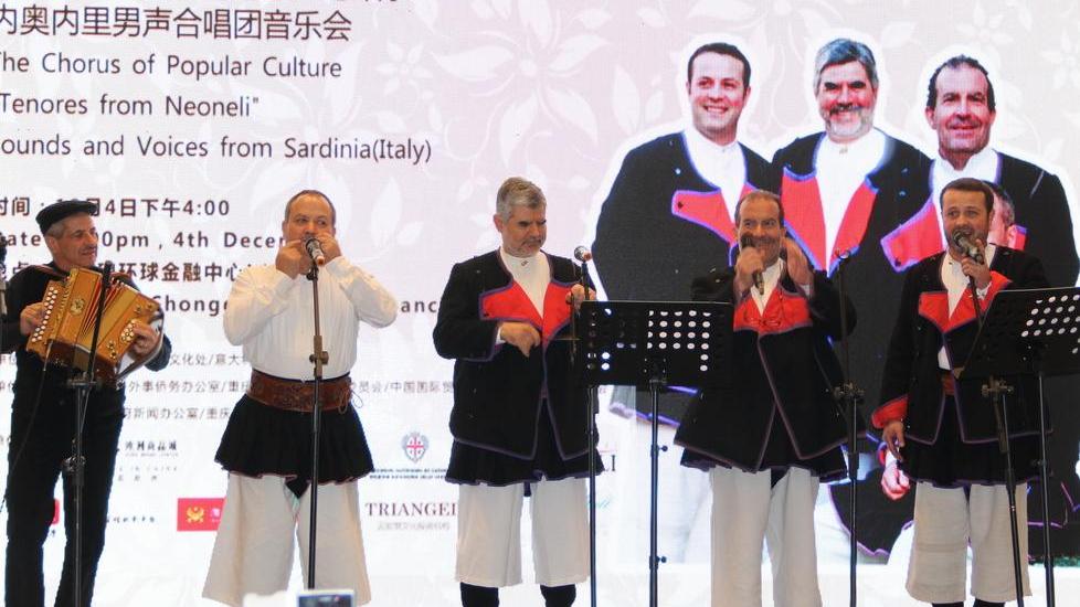 Il tour in Cina dei Tenores di Neoneli