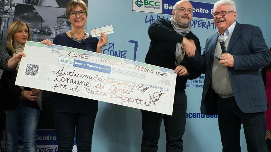 Chef per una sera Bce dona 12.800 euro per il teatro Borgatti