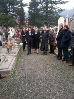 Il funerale di Guelfo Marcucci a Barga