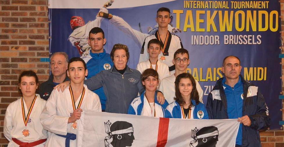 Taekwondo, sette medaglie a Bruxelles