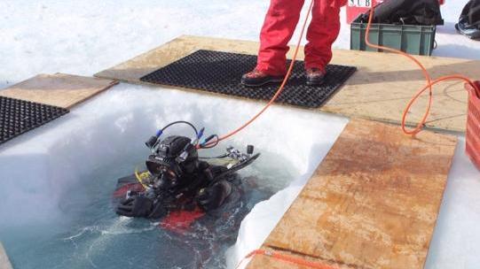 L’incursore sassarese sfida il gelo dell’Antartide 