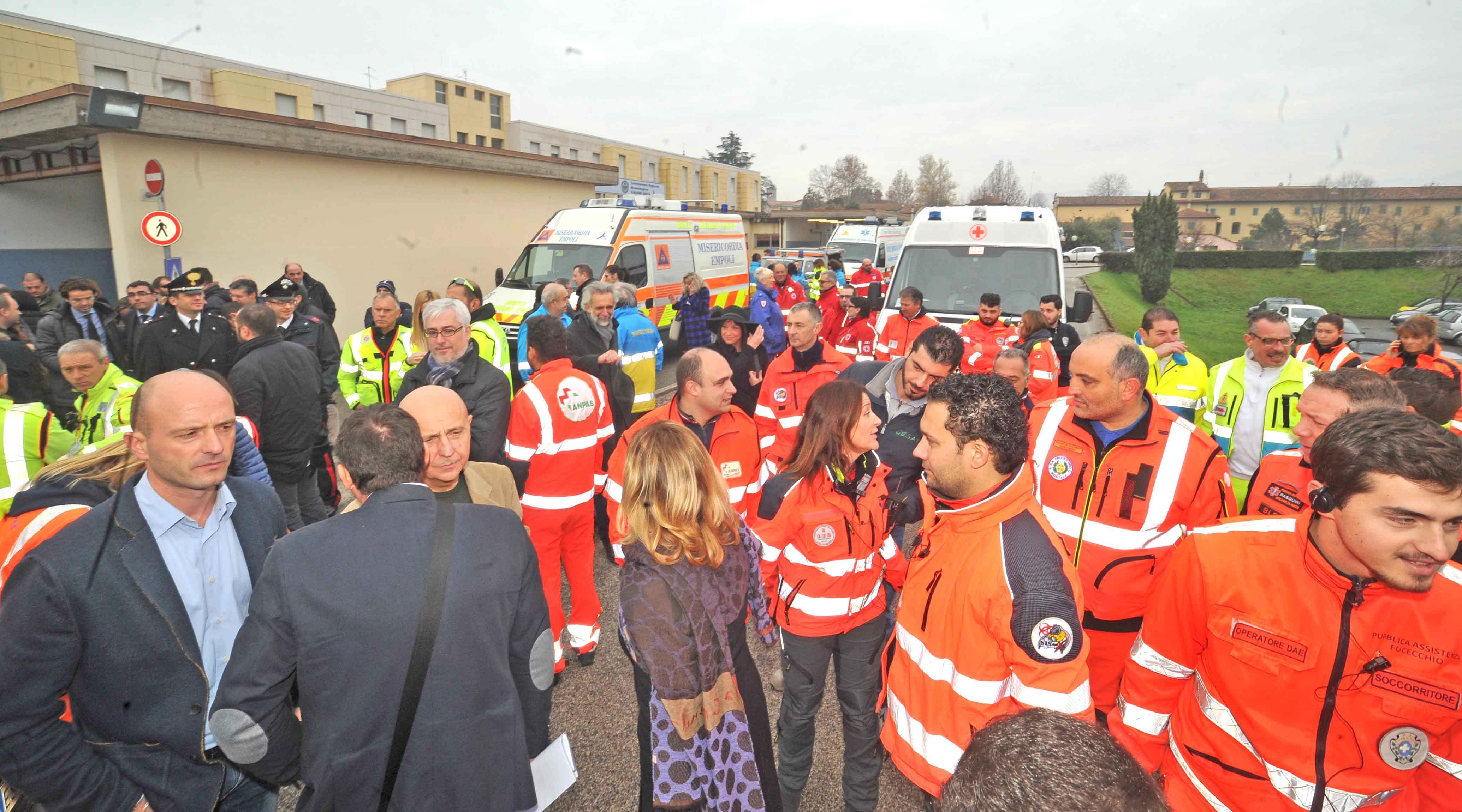 L'inaugurazione della nuova sede del 118 Pistoia-Empoli (foto Gori)