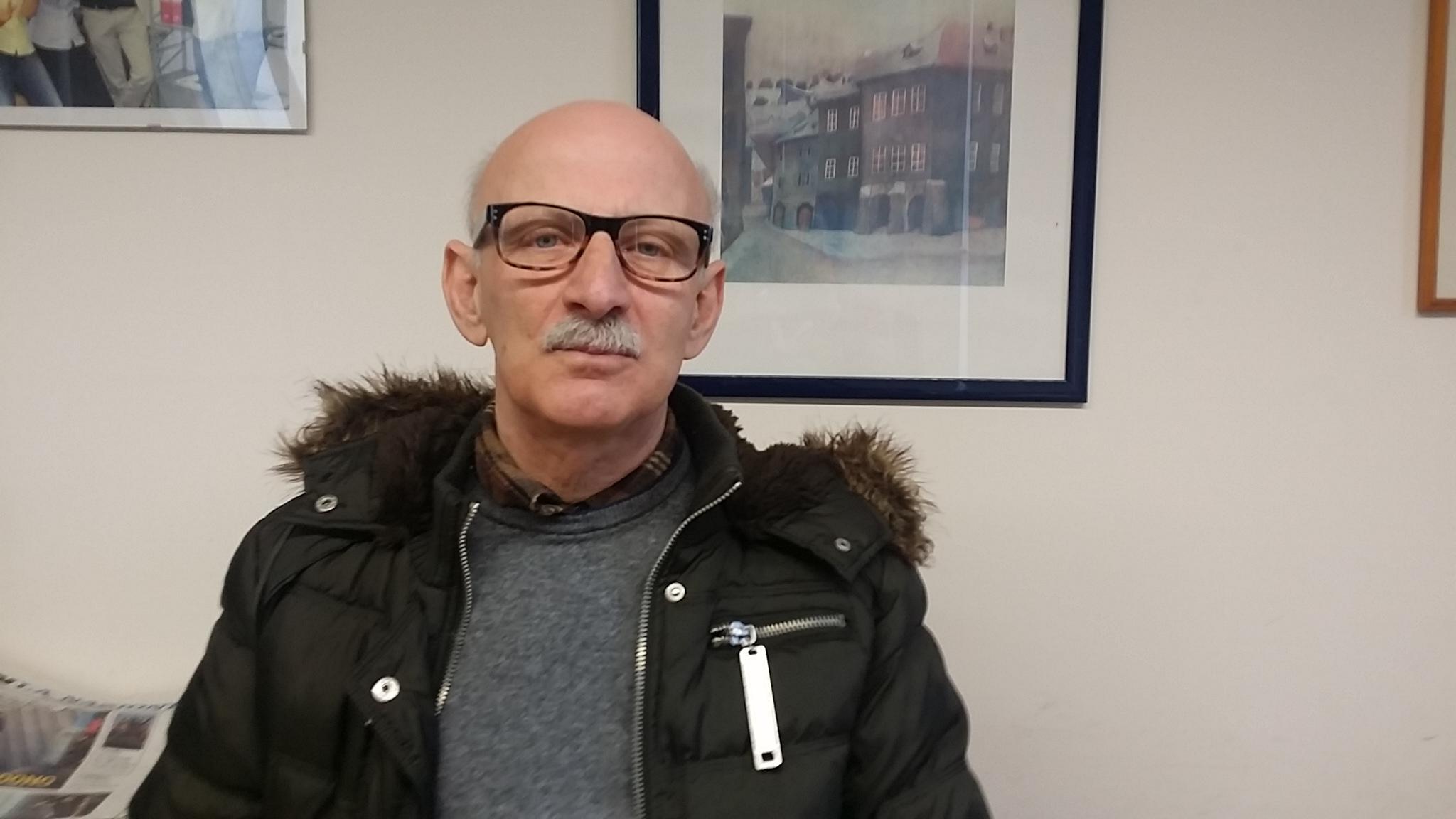 Massimo Innocenti, uno dei dipendenti dell'azienda