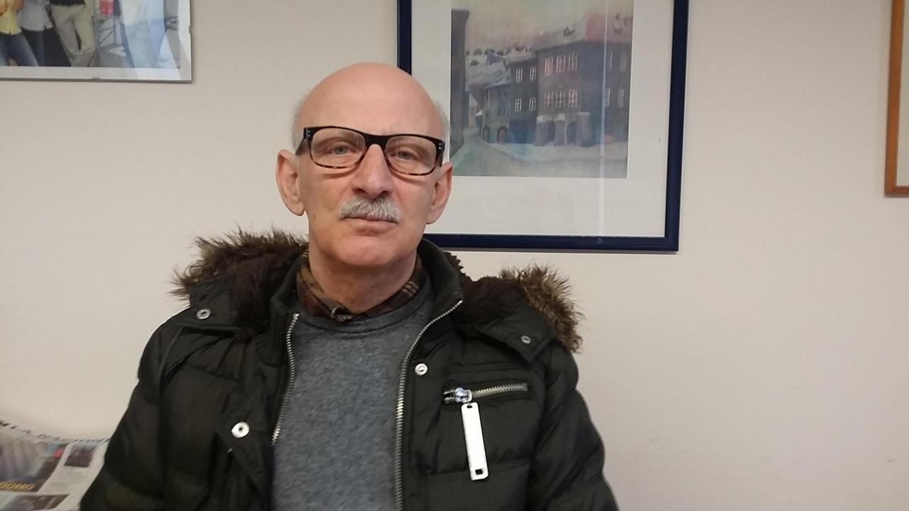 Massimo Innocenti, uno dei dipendenti dell'azienda