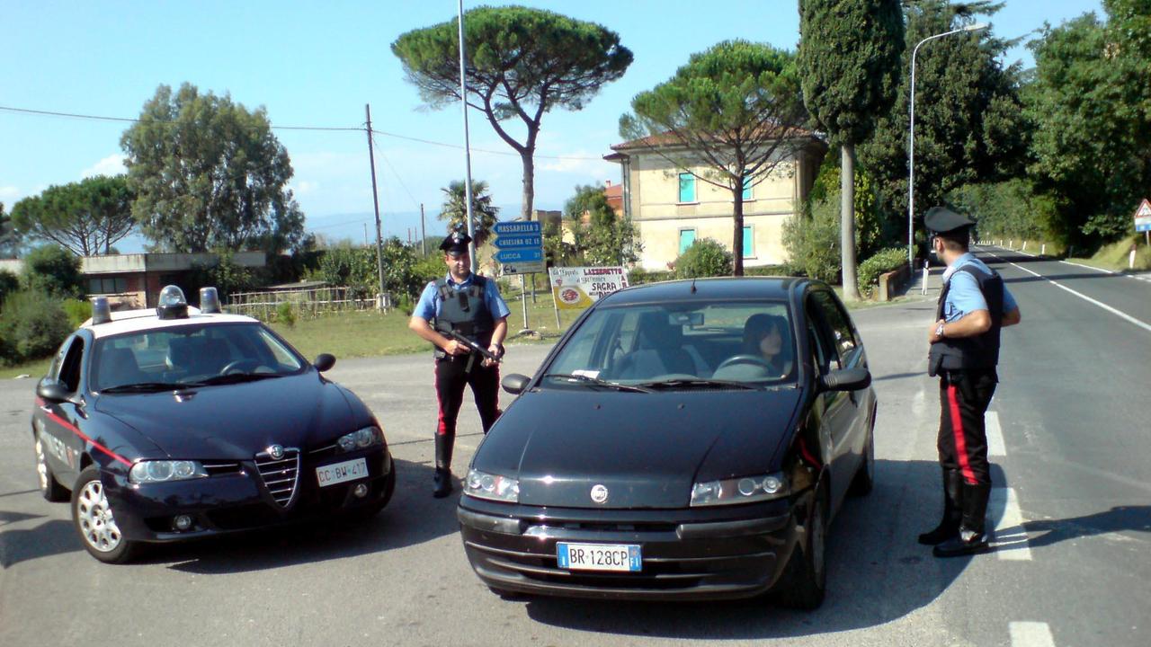Una pattuglia dei carabinieri