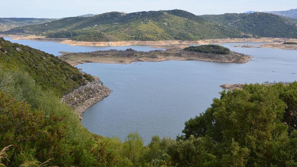 L'invaso del Liscia che alimenta Olbia e Arzachena