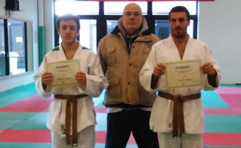 Judo, cintura nera per Teodori e Breschi 