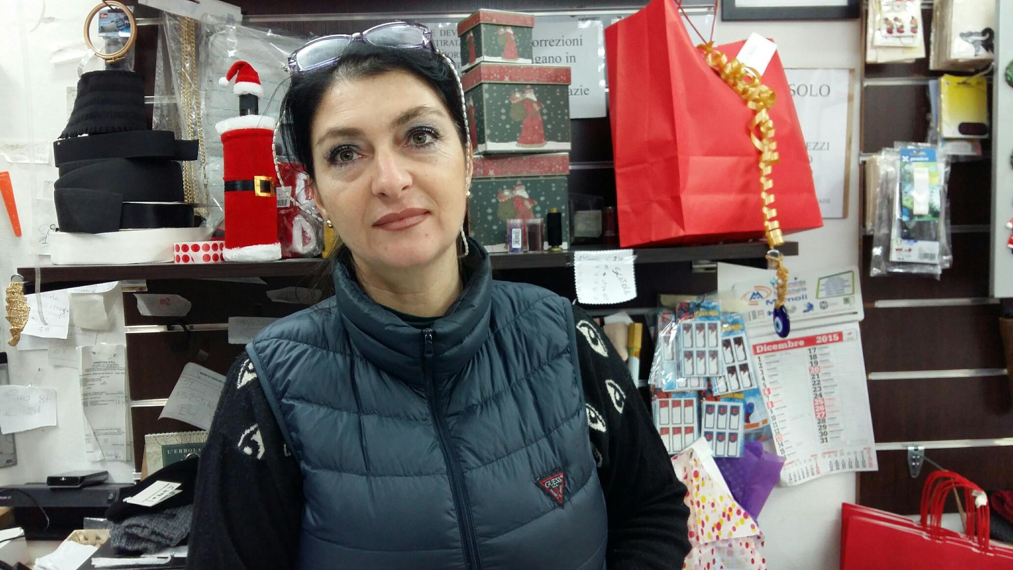 Mariella Martignetti, titolare del negozio Maga Mariella