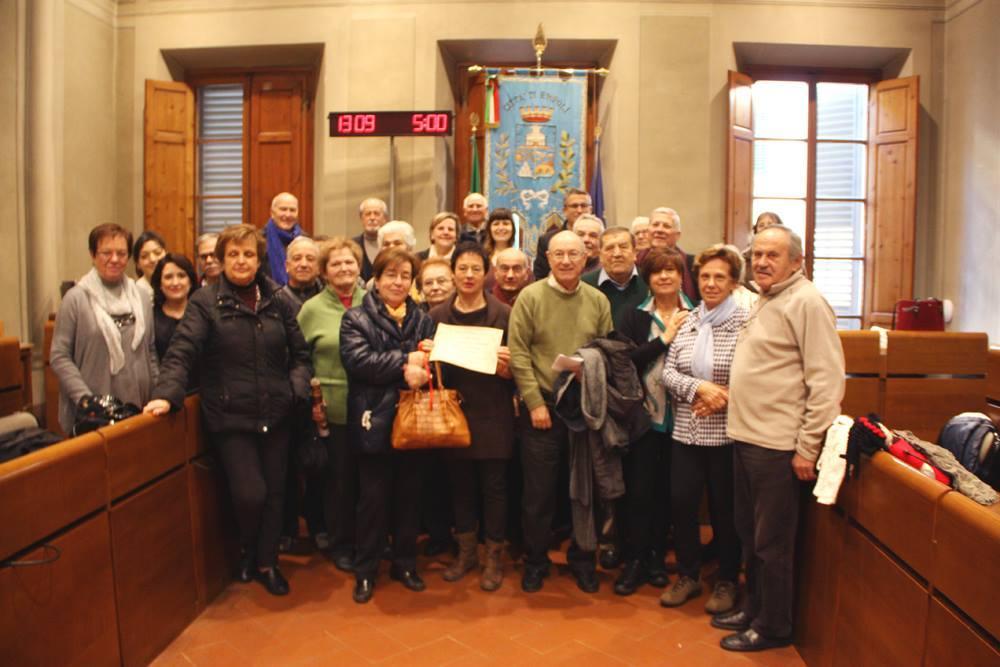 La presentazione del bilancio sociale dell'Auser in sala consiliare