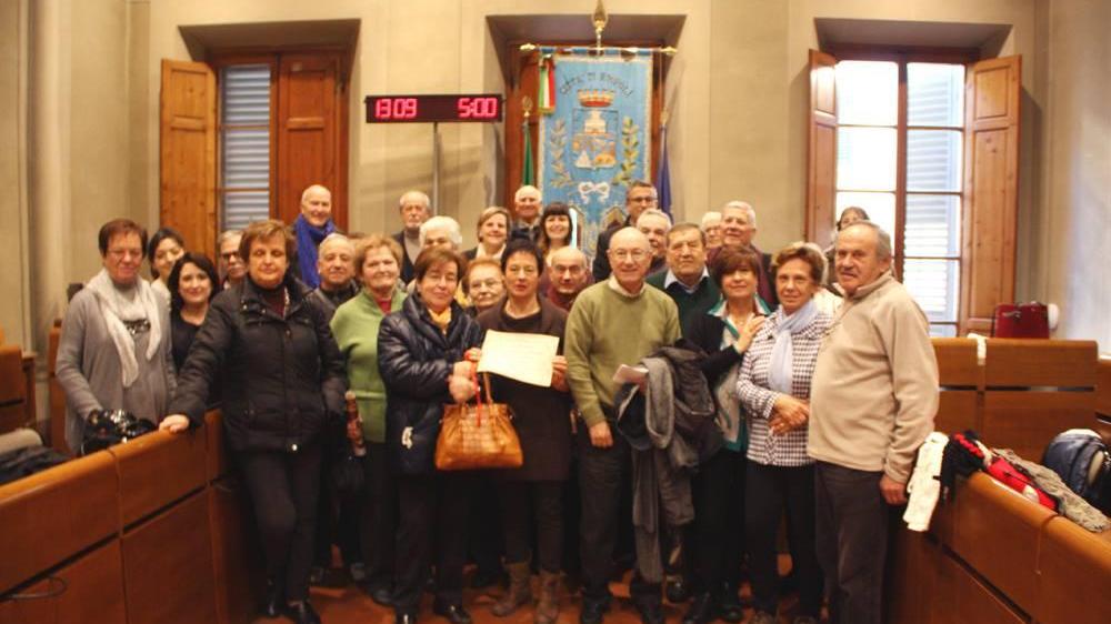 La presentazione del bilancio sociale dell'Auser in sala consiliare