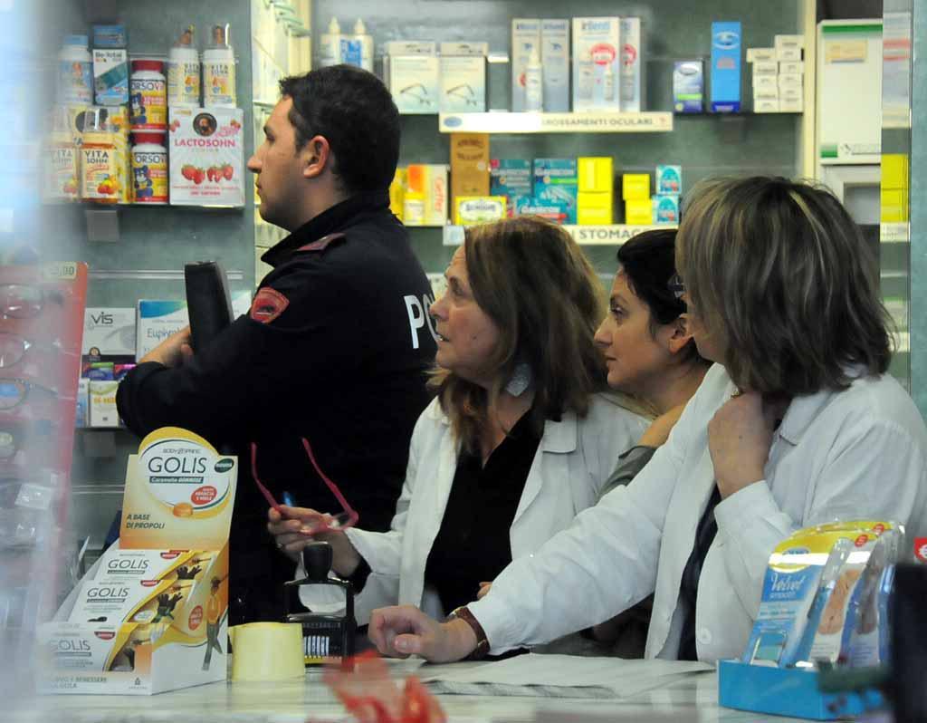 La rapina alla comunale di via Cavallotti