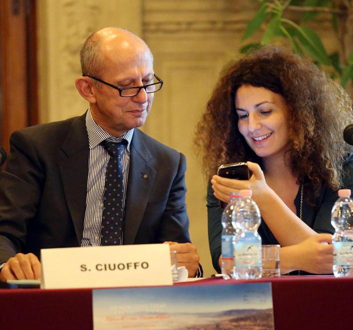 L'assessore regionale Stefano Ciuoffo con l'assessore comunale Alessandra De Paola (Foto Nucci)