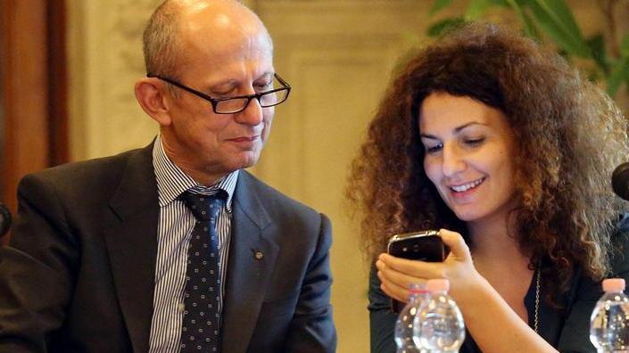 L'assessore regionale Stefano Ciuoffo con l'assessore comunale Alessandra De Paola (Foto Nucci)