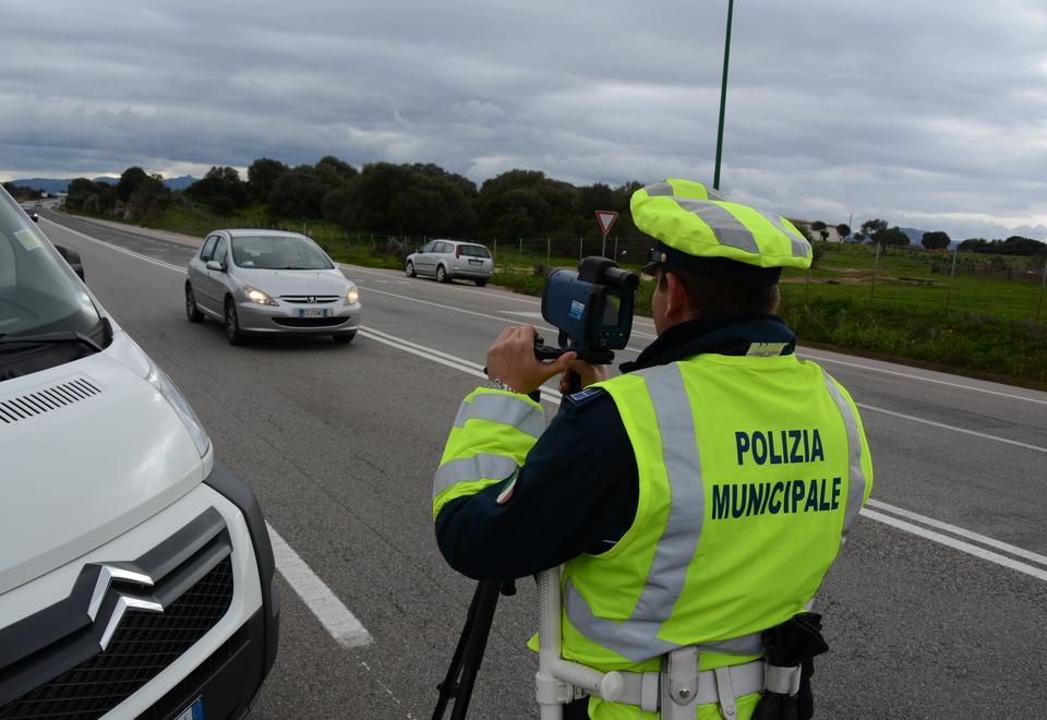 La polizia locale di Olbia