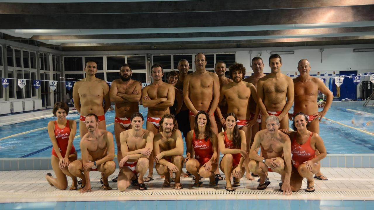 Gli atleti dell'Asd Versilianuoto