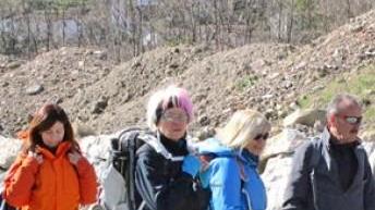 Il freddo non ferma gli alpinisti