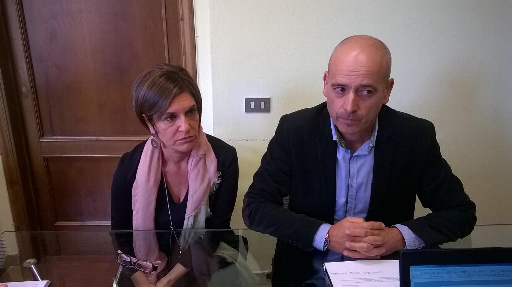 A destra l'assessore Franco Fanucchi